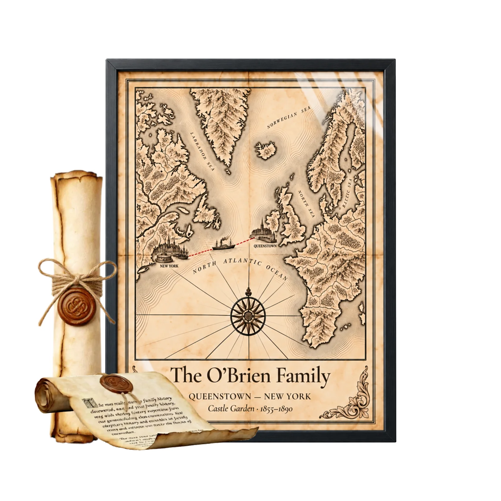 Personalized Passage Map with The Crossing Story included