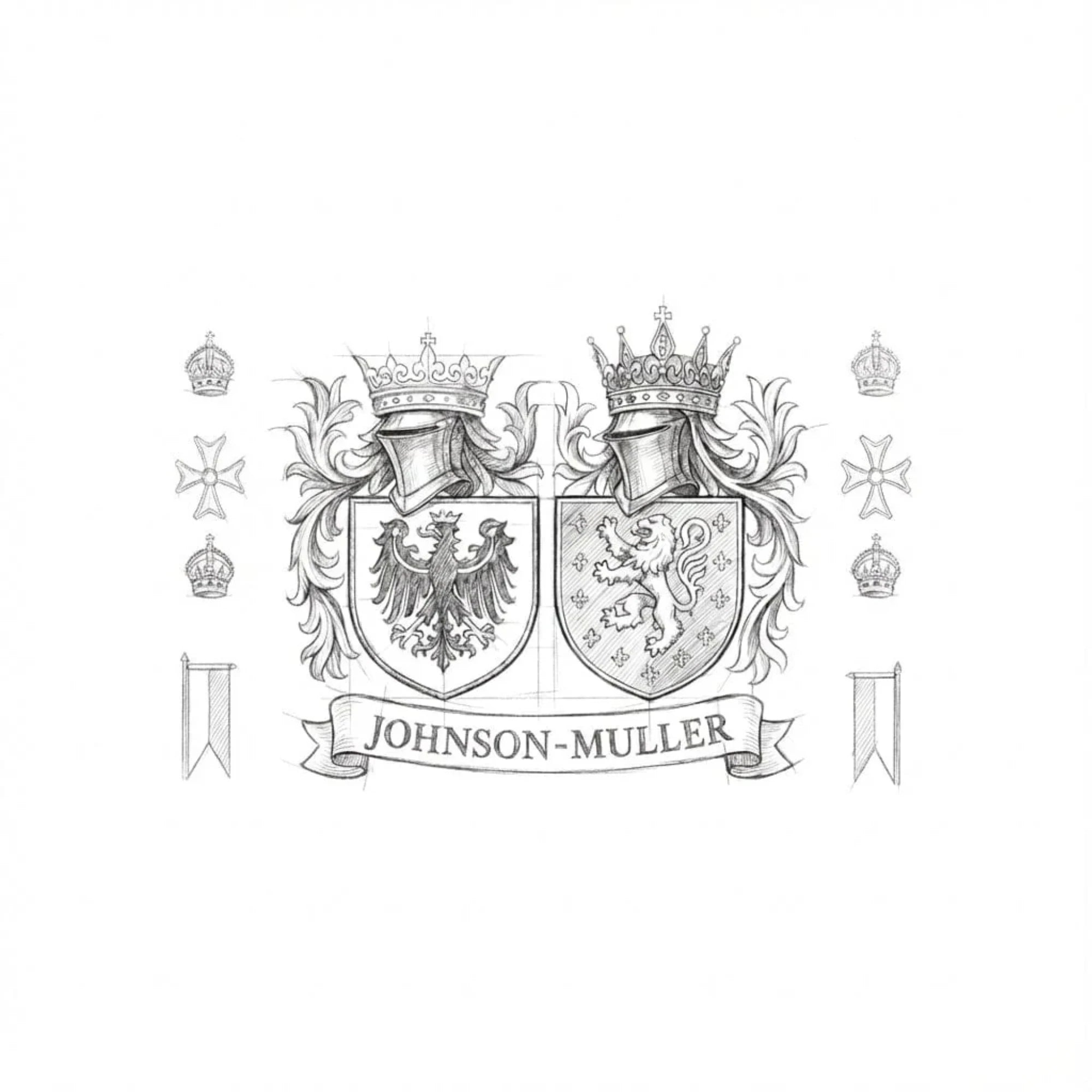 Dual Family Crest