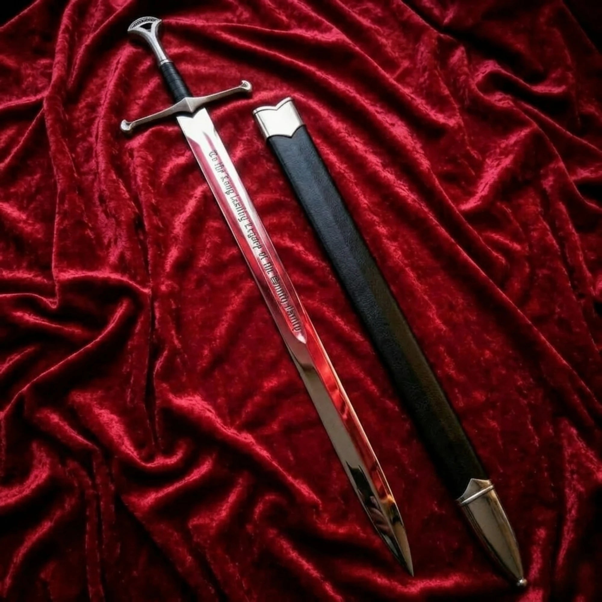 Family Crest Medieval Sword